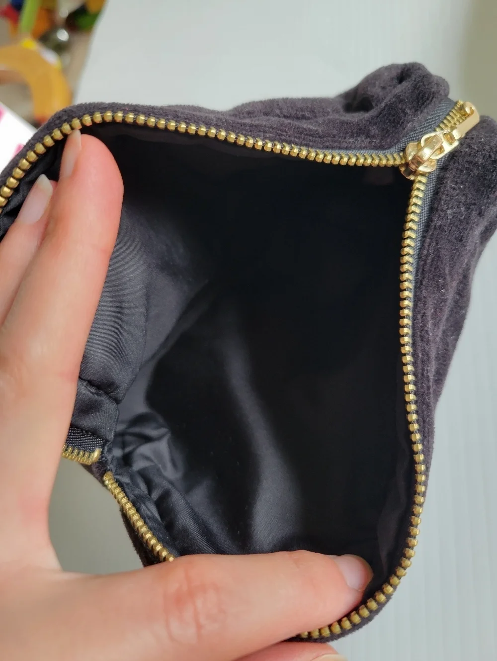 Juicy Couture X Parade Velour Embroidered Makeup Bag Pouch vintage y2k